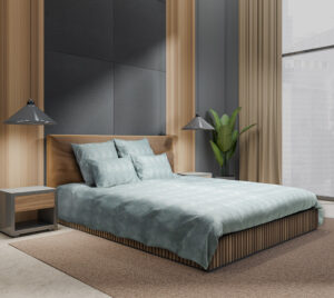 Lakebos – Housse de couette en percale de coton